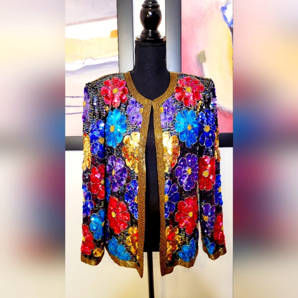 Leslie Faye Sequin jacket